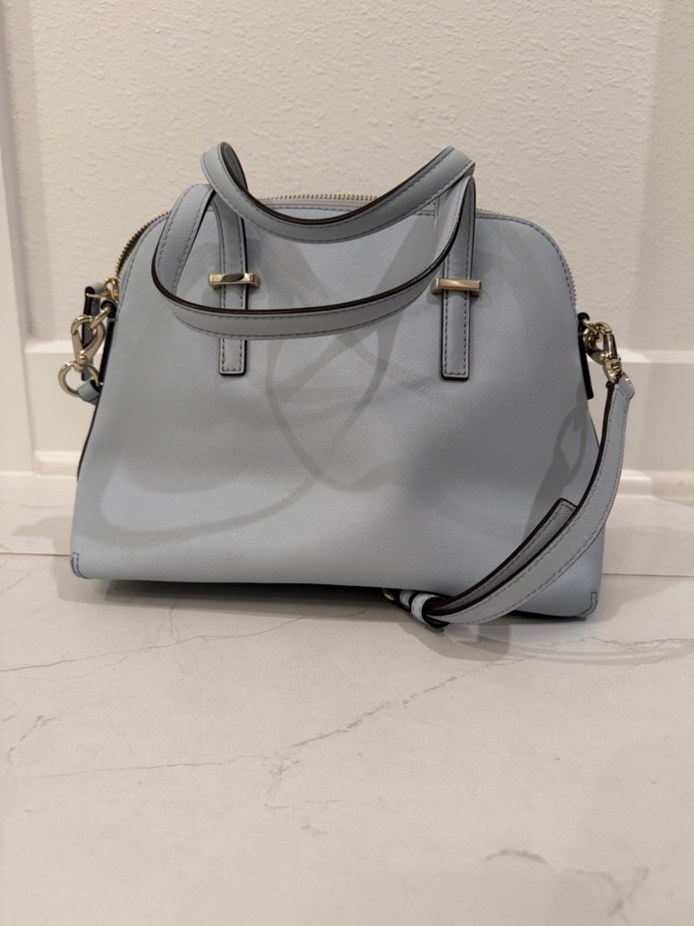 Kate Spade New York Cedar Street Maise Satchel Pale Blue - Picture 2 of 8